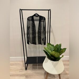 Brand New never worn. ASOS Brand sheer button up shirt ( unisex )